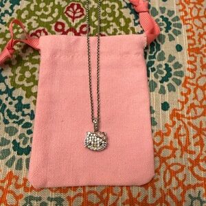 Limited Edition Zales silver & diamond Hello Kitty Pendant Necklace